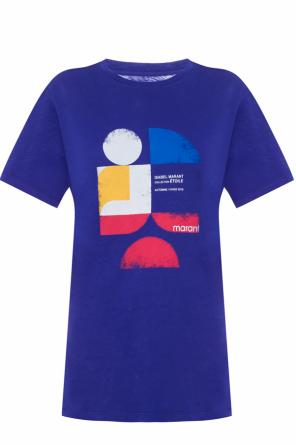 T-shirt with a printed logo, zdjęcie 1 T-shirt with a printed logo od Isabel Marant Etoile
